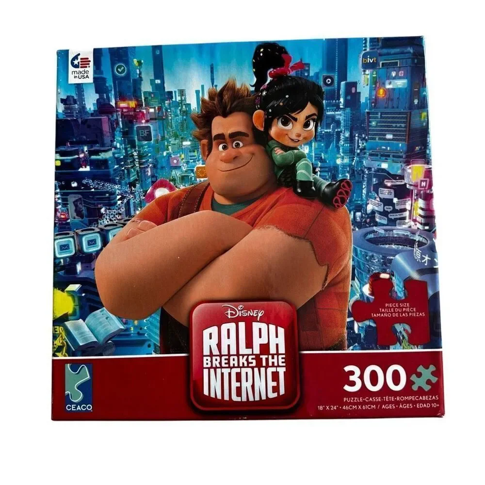 Disney Ralph Breaks the Internet 300 Pieces Ceaco Jigsaw Puzzle